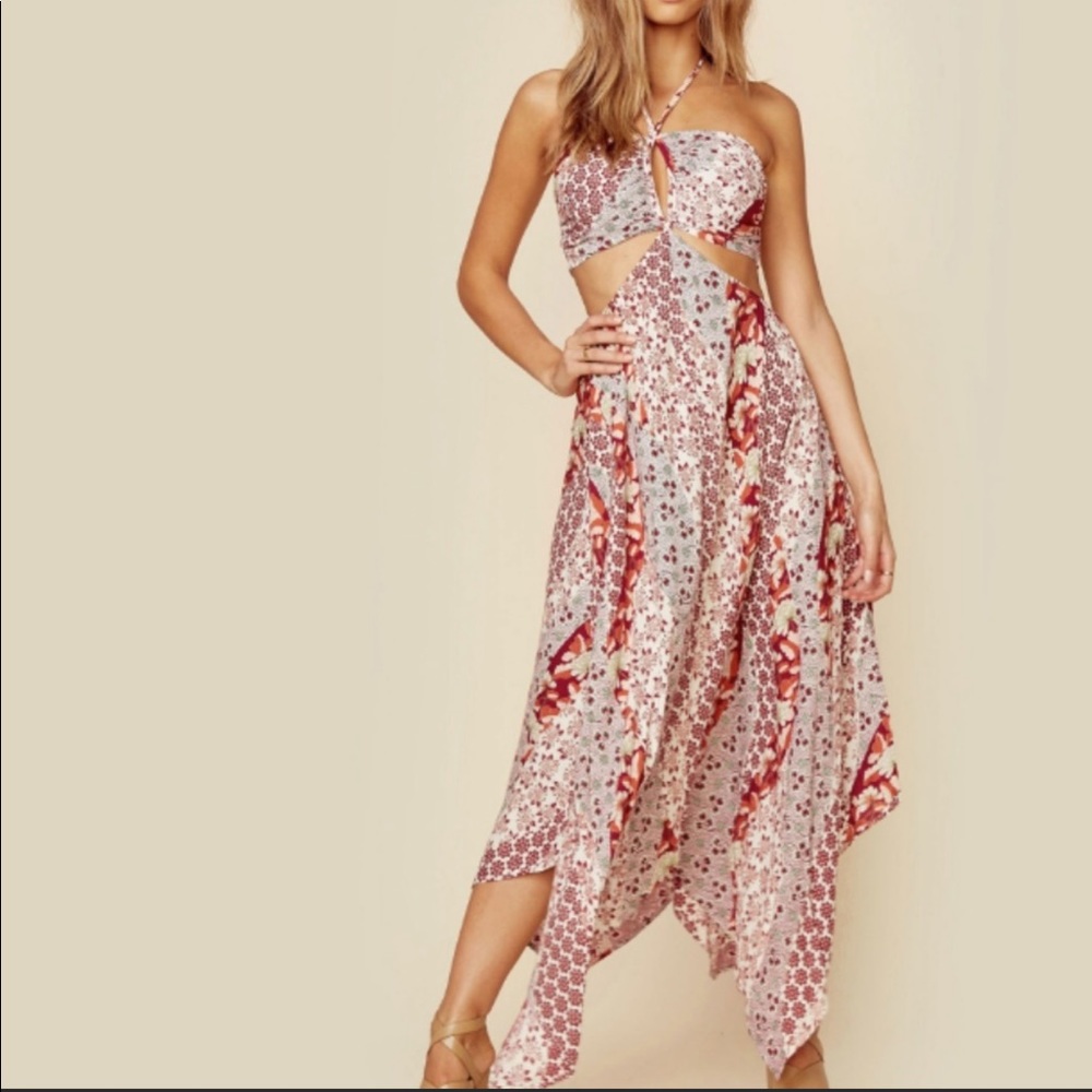 Planet Blue Life Sheena Scarf Maxi Dress Boho